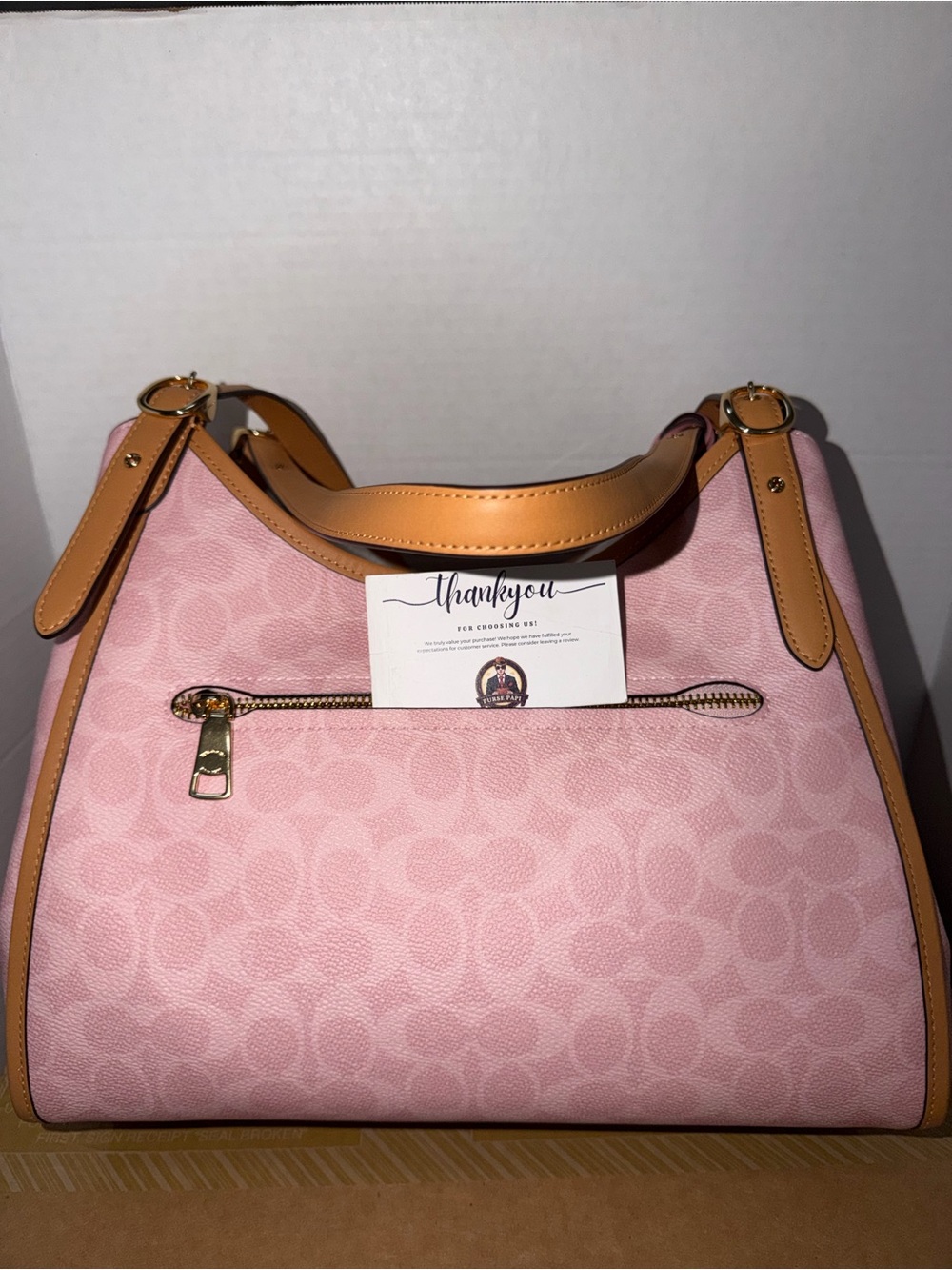 NWT 2026 Coach Powder Pink Erin Shoulder Bag w/Charms CEL13 SAMEDAY SHIP - Picture 3 of 6